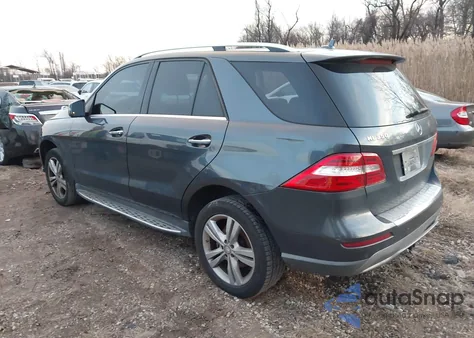 2013 Mercedes-Benz Ml 350 из США, поврежденный, VIN 4JGDA5JB2DA253022